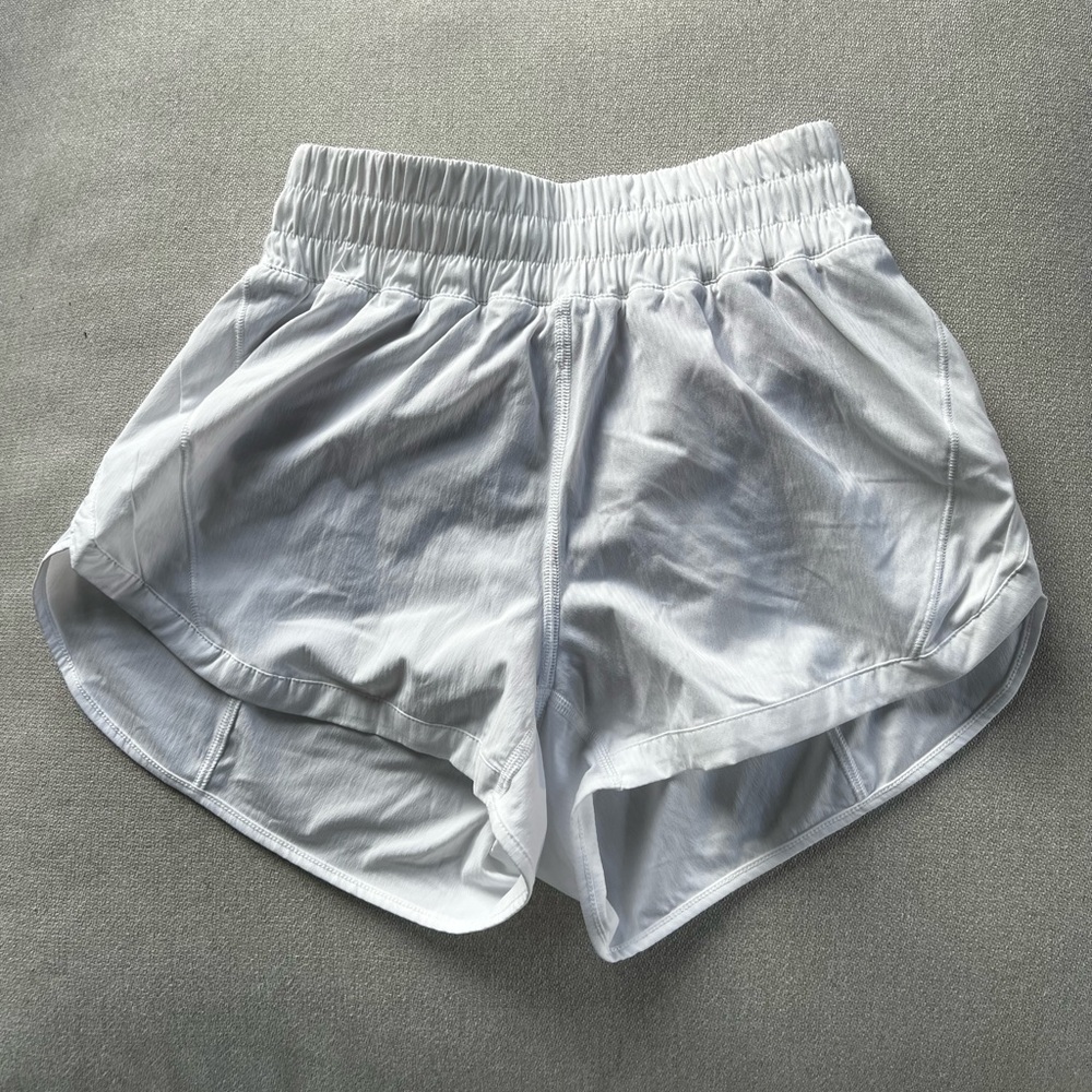 Lululemon Athletica White Track That Short